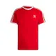 Adidas 3-Stripes Tee [IA4852] 男 短袖 上衣 T恤 運動 休閒 復古 撞色 三葉草 紅白