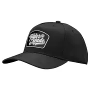 NEW 2025 TaylorMade Allegiant A-Frame Black Snapback Adjustable Golf Hat/Cap