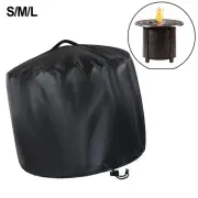 Firepit Cover Multifunctional Design Waterproof Windproof Windy Conditions