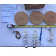 Paint by numbers hanging ornament wood decor kit-owl, cat, dog