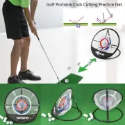 Outdoor Pop-up Golf Pitching Chipping Net Practice Training Aid Indoor Portable