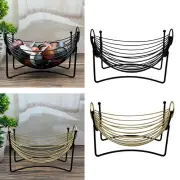 Iron Fruit Basket Metal Wire Storage Basket Countertop Fruit Display Bowl