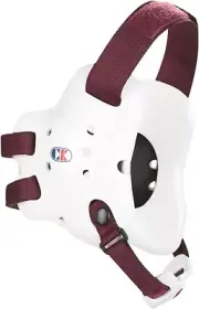 Cliff Keen Fusion Wrestling Headgear/Earguards, Model EF66, White/Burgundy