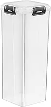 Bread Storage Container Loaf Bread Keeper with Without Tray Bread Box with Airtight Lid Bpa Free Airtight Storage Box Sandwich Size Bread Storage Bin for Bun Bagel Sandwich (with Tray)