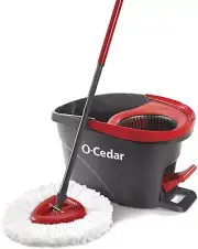 O-Cedar EasyWring Microfiber Spin Mop Bucket Floor Cleaning System