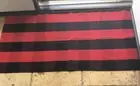 Buffalo Plaid DOOR MAT ~ Indoor /Outdoor ~ RED/BLACK Check Rug + anti slip/grip