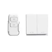 AC220V 433MHz ABS 2-CH Home Light Switch +RF Wireless Remote Control Tool