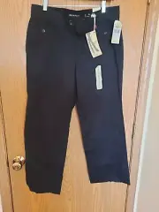 NWT Dockers Iconic Womens Addison Boot Cut Black Pants SIZE 12