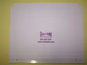 100 sets of 4 Copy - Write On Index divider tabs, 4th cut, reinforced holes