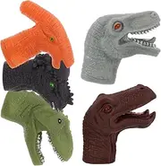 5Pcs Finger Dinosaur Puppets Interactive Finger for Creative Play Adorable Design for Parent Bonding and Fun Storytelling Activities
