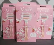3x Gillette Venus Comfortglide Women’s 3 Blade Razor w/2 Refills