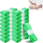 16 Pcs Nappy Bin Refills Diaper Disposal Refills 4.5 m Baby Scented Diaper Pail Refill Bags Plastic Nappy Disposal Bags Disposable Nappy Sacks for Diaper Bucket Nappy Bin