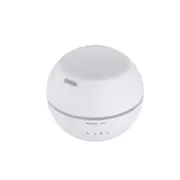 Ultrasonic Essential Oil Diffuser Aromatherapy Aroma Diffuser Humidifier with Colorful LED Atmosphere Light for Office, Home Bedroom, Capacity: 150ml(White)