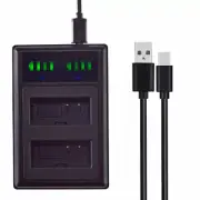 USB Dual BLN-1 battery charger For OLYMPUS BCN1 BCN-1 E-M1 E-M5 OM-D E-P5 EM5