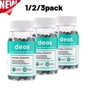 1-3 Pack DEOS Internal Deodorant Supplement – Full Body Deodorizer - 30 Capsules