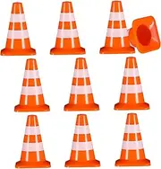 NAMOARLY 10Pcs Miniature Traffic Cones Educational Road Construction for Sand Table Play Traffic and Creative Demonstrations