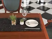 Pack of 1 Handmade Hand Braided Natural Black Jute Eco-Friendly Table Runner-Runner for Dining Table Rug-13 x 36 Inch