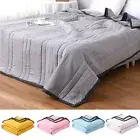 Cooling Blanket Throw Breathable Soft Lightweight Extra Soft Reversible Blanket