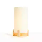 New Camilla Table Lamp Bedside Table Lamp Bedroom Living space Wood Base