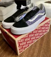 New!!! Rare Vans OLD SKOOL Gore-Tex TOKYO Black/Heliotrope Men's 7.5/Women's 9