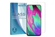 [Set of 2] Samsung Galaxy A90 5G Tempered Glass Crystal Clear Premium 9H HD Screen Protector by MEZON Case Friendly, Shock Absorption (A90 5G, 9H)