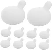 FELTECHELECTR 10Pcs DIY Silicone Bubble Inserts Balls for Creative Bubble Making for Parties and Outdoor Fun Activities
