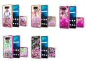 For LG Xpression Plus 3 (2020) Liquid Glitter Case Phone Cover
