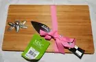 New Cutting Board w/ Knife - Bee design by Mainstreet Collection - 10 5/8" long