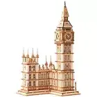 Robotime 3D Puzzle Wooden Puzzle Craft Present Toy Educational Toy Big Ben TG507