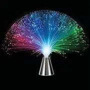 LED Fiber Optic Lamp Color Changing, Fiber Optic Light Battery Operated Table Lamp Room Decoration, LED Fiberoptics Light Toy Use for Mood Lighting(Color)