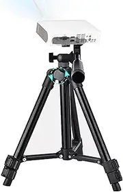 TronicXL 30-60 cm Tripod Table Projector Projector Tripod Mount Stand Mini Projector Compatible with Nebula Capsule Projectors Philips WiMiUS Projector Stand Horizon Pro Elfin Halo MOGO