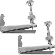 Yardwe 2pcs Cello Tuner Metal String Adjuster for Cellos Effortless Fine Tuning for Beginners Durable Construction Essential
