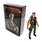 NECA Figure New Terminator Figure Schwarzenegger Commando T-800 Commando Arnold