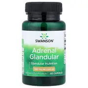 Swanson, Adrenal Glandular, 350 mg, 60 Capsules