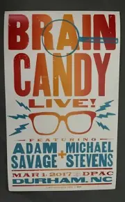 2017.03.01 Hatch Show Print Adam Savage (Mythbusters) Brain Candy Durham NC DPAC