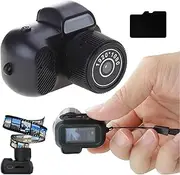 Zoomu Mini Camera Keychain,Mini Keychain Camera,Fhd 1080p,USB Charging,Perfect for Capturing Everyday Memories,Suitable Record Lovers (Black)