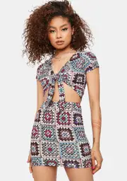 Dreams Of The Bohemian Patchwork Skirt Set
