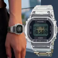 在飛比找PChome24h購物優惠-CASIO 卡西歐 G-SHOCK 40周年透明限量版透視機