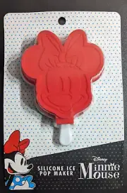 Minnie Mouse Disney Ice Pop Silicone Mold Popsicle Maker Red Brand NEW