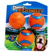 Gen 3 Fetch Medley Dog Balls - Includes the Medium (2.5") Fetch Medley Gen 3