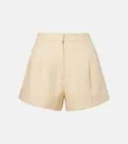 [Posse] Posse Rosalie linen shorts UK 16 beige