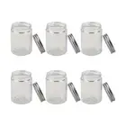 6 Pcs Canning Jars - 300Ml Mason Jar Empty Glass Spice Bottles Storage | NEW AU