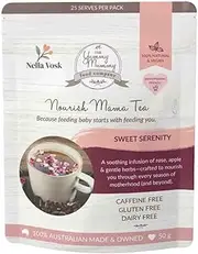 Yummy Mummy Food Company Lactation Tea | Raspberry Leaf Sweet Serenity Fruity Herbal Blend | Naturally Sweet Breastfeeding Support & Wellness Tea | 20 Serves