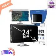 [2-Pack] 24 Inch Privacy Screen for Computer Monitor, Anti-Blue Light, Anti-Spy