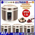 4x Electric Black Garlic Fermenter Yogurt Maker Machine Beer Brewing Cooker Pot