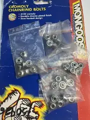 Nos 90’s Mongoose Bmx Racing Chainring Bolts 4130 Cr-mo 5mm Chrome