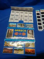 Greece 60 Color Slides Printed on Kodak Film Slides With Las Vegas Slides!!!