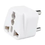 3PCS Universal AC Power Type D 3 Pin Round Plug Travel Adapter Convert