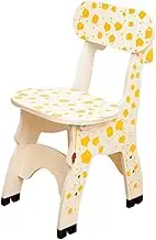 Alipis Giraffe Back Chair by Kids Wooden Kids Chair Toddlers Furniture Stool Wooden Seat for Children Early Learning