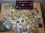 ASSORTED MIXED LOT JEWELRY CRAFT MAKING FINDINGS CLASPS BACKINGS HOOKS BEADS NEW